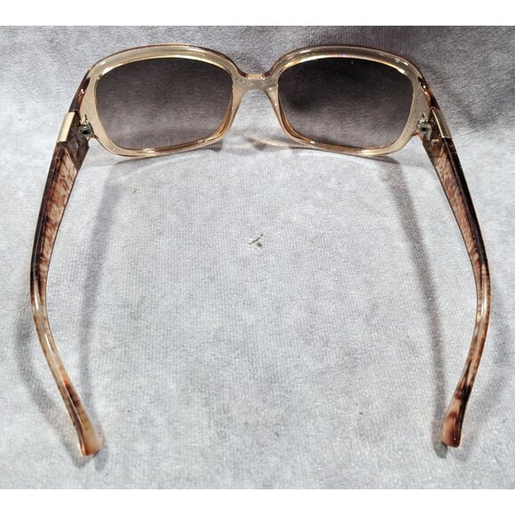 Adrienne Vittadini Translucent Speckled Tan Sunglasses - Picture 5 of 6